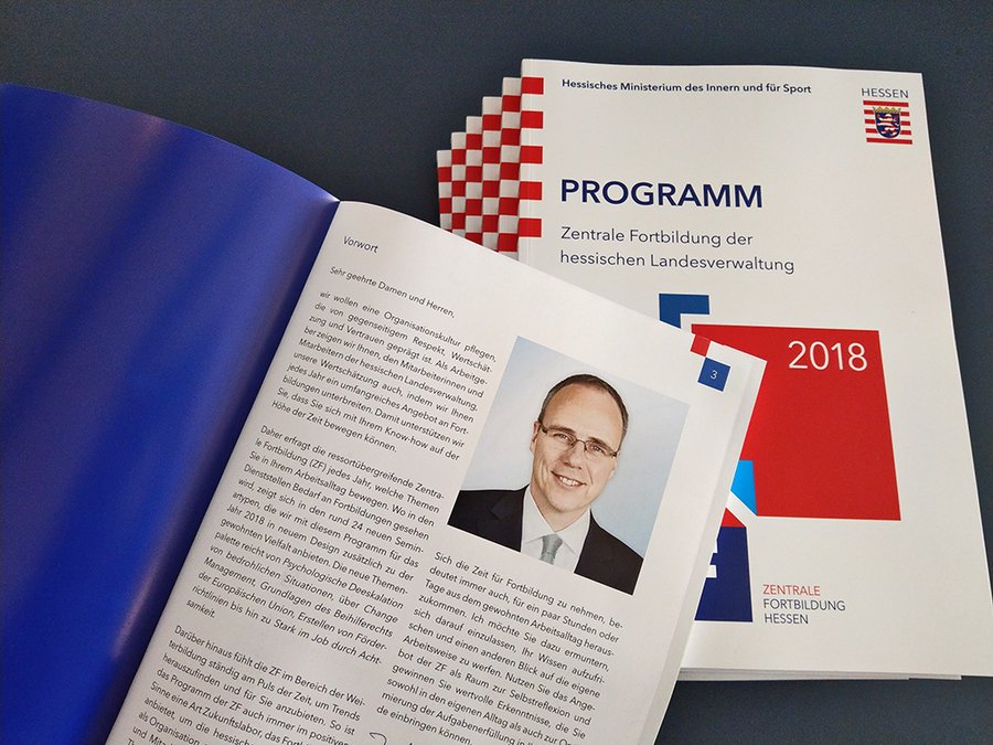 Design Jahresprogramm für das HMDIS – inklusive des neuen Signets für die Veranstaltungsreihe